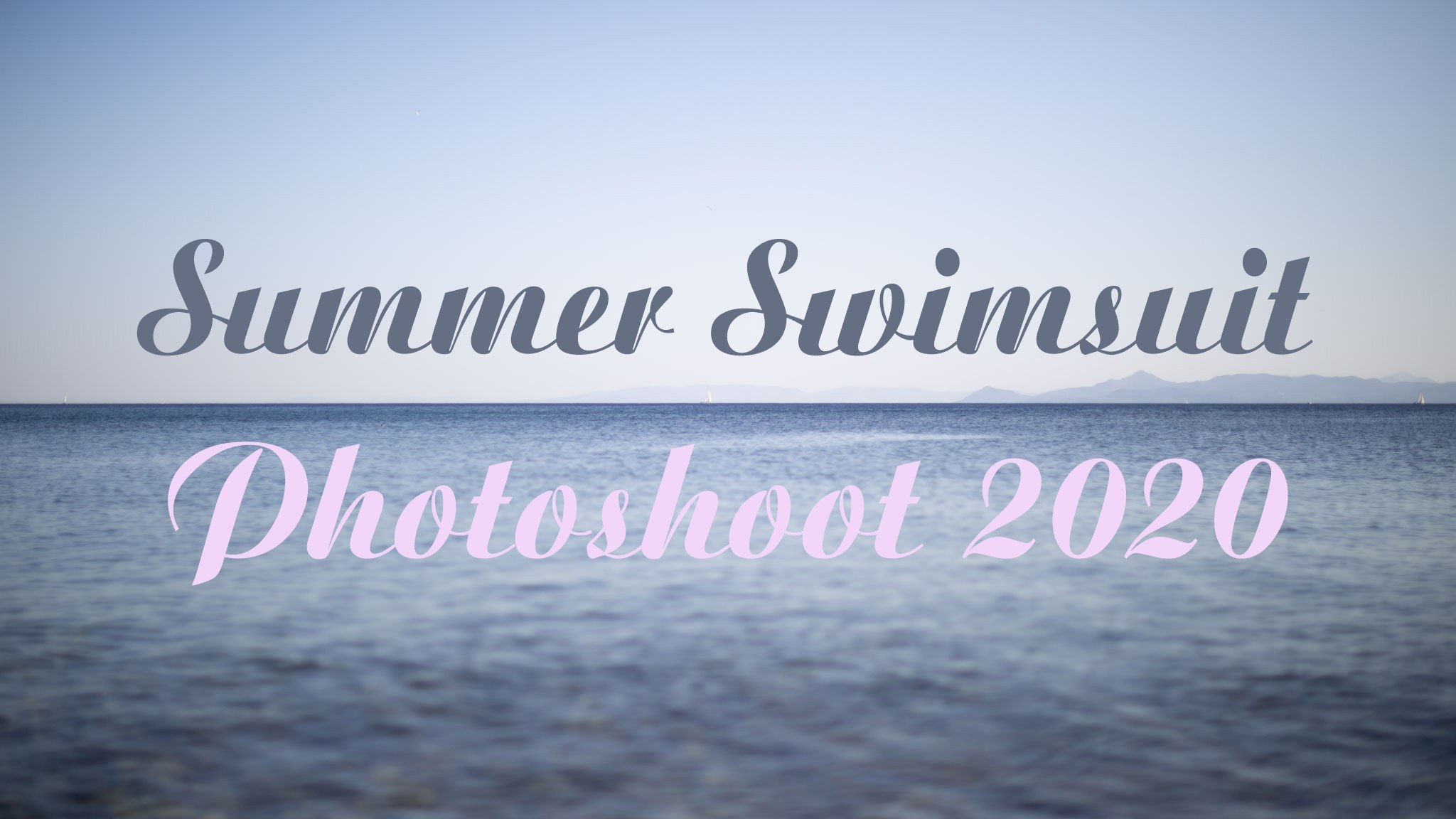Summer Swimsuit Photoshoot