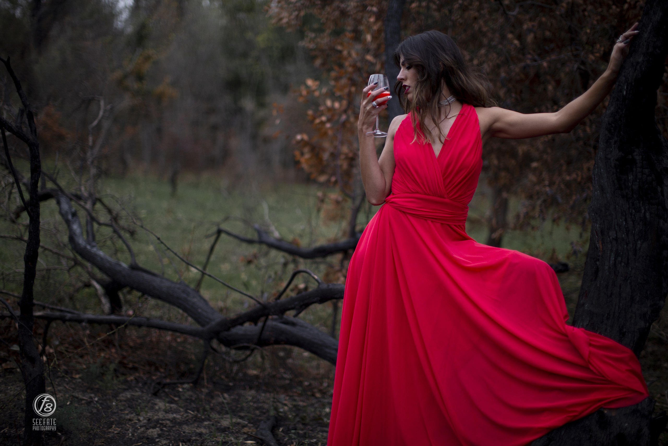 red black forest